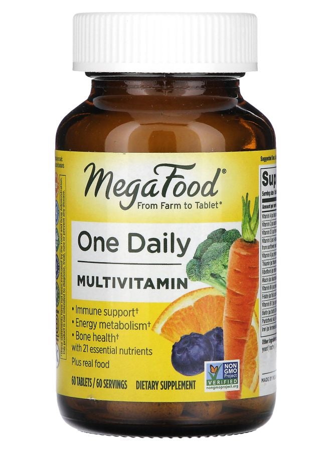 MegaFood One Daily Multivitamin 60 Tablets - Image 1