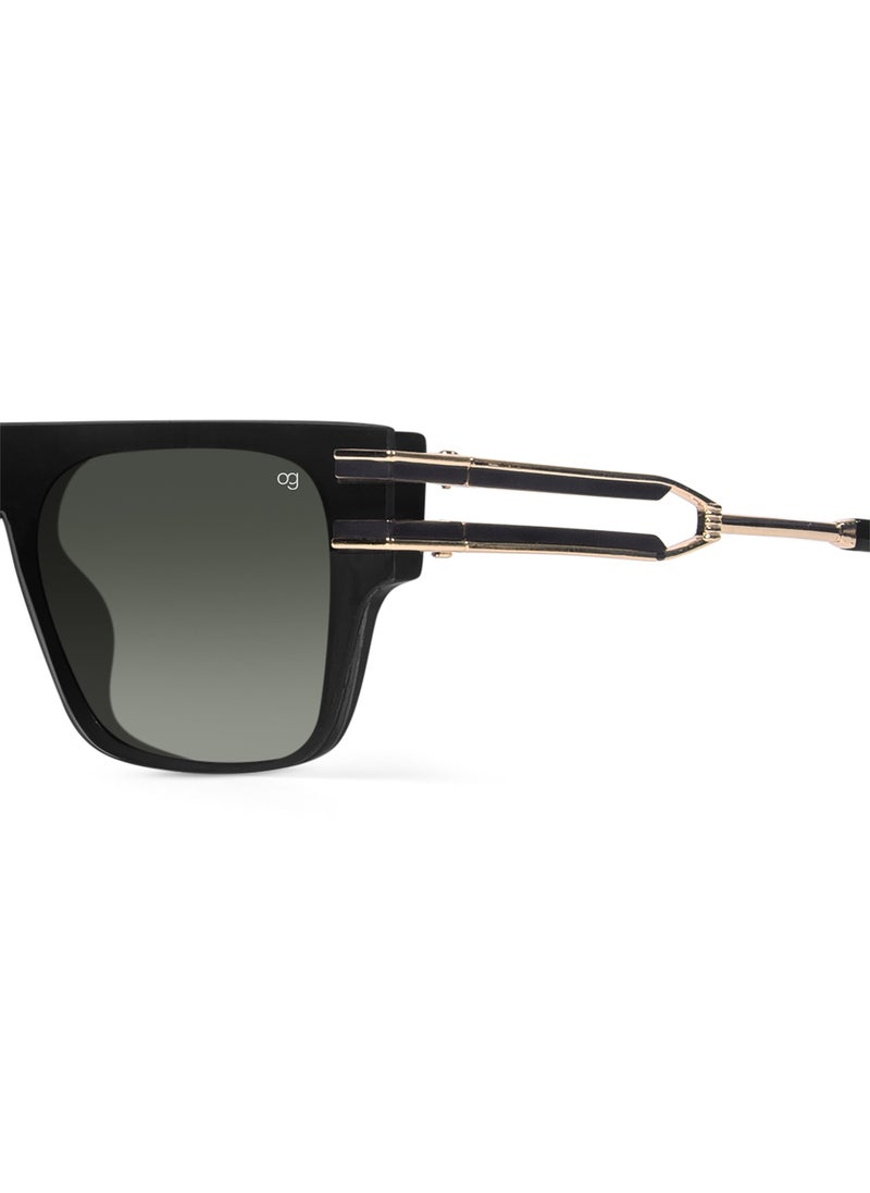 Woggles Frontier Green Rectangle Sunglasses  - Image 2