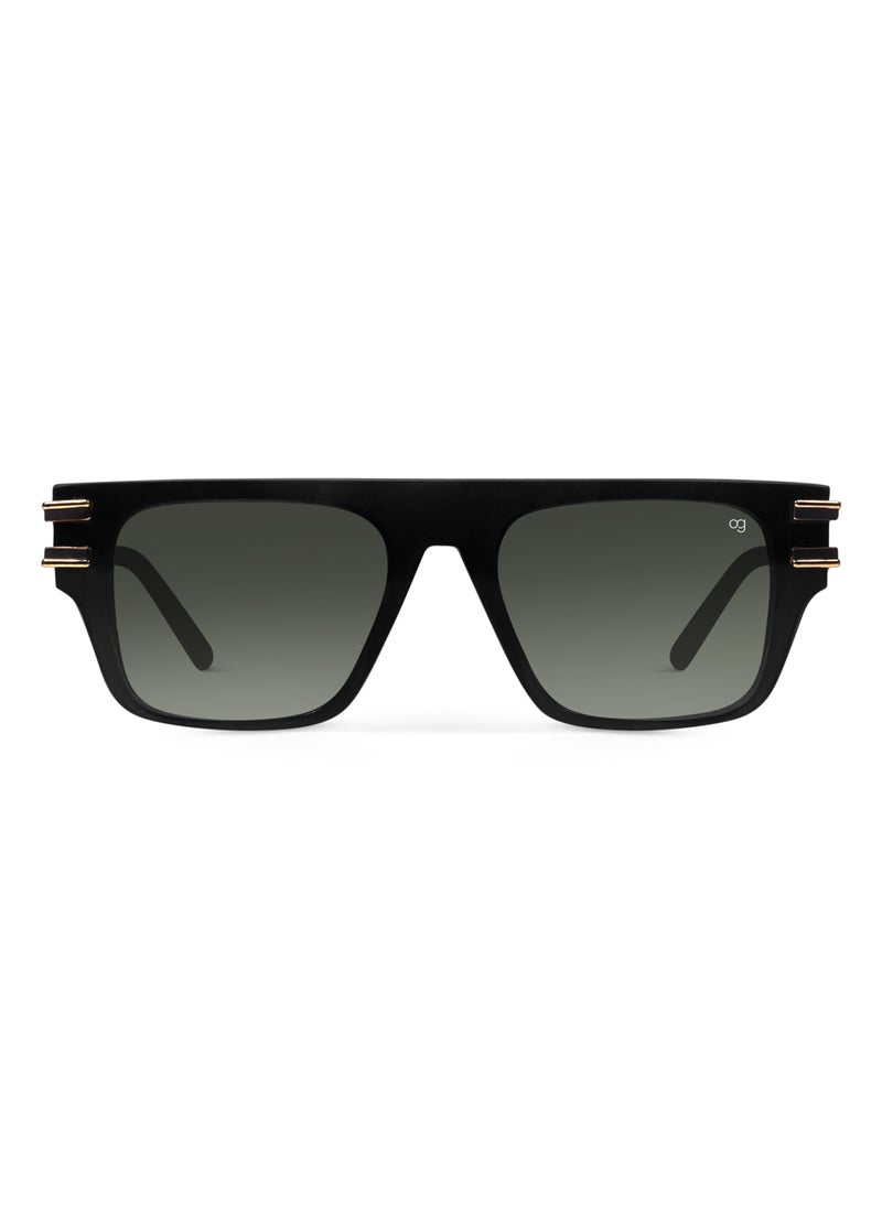 Woggles Frontier Green Rectangle Sunglasses  - Image 4