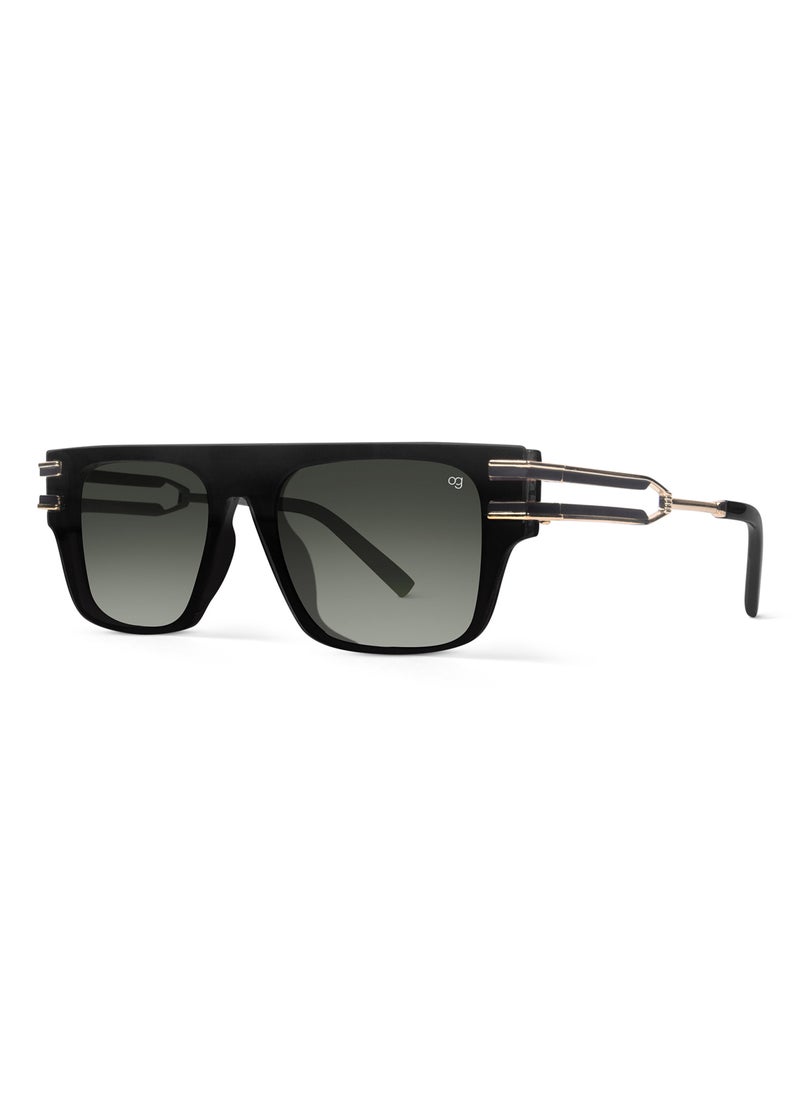 Woggles Frontier Green Rectangle Sunglasses  - Image 5