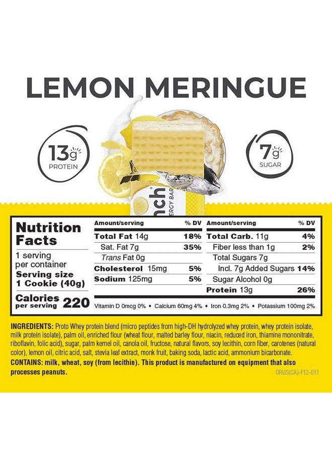 power crunch Protein Wafer Bars High Protein Snacks With Delicious Taste Lemon Meringue 1.4 Ounce (12 Count) - Image 3