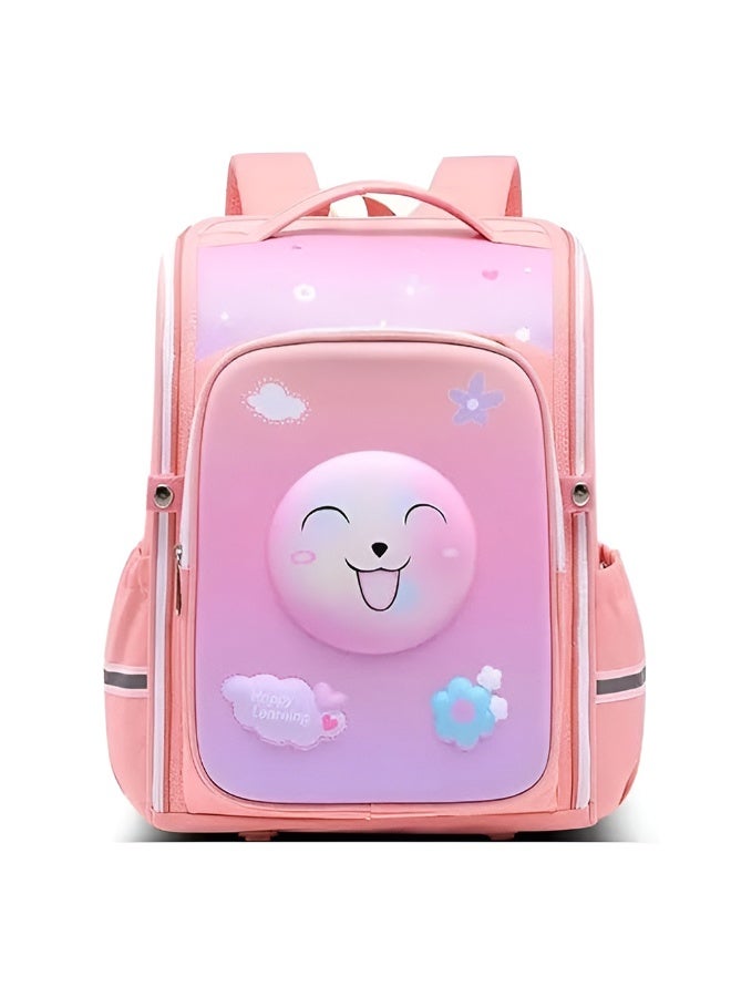 Cocobee Cute Printed Backpack Pink - 14.9 Inches - Image 1
