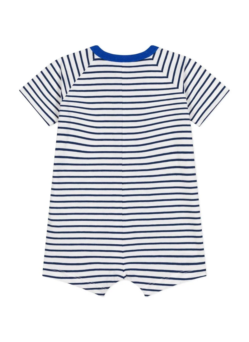 Petit Bateau Babies' fine jersey playsuit