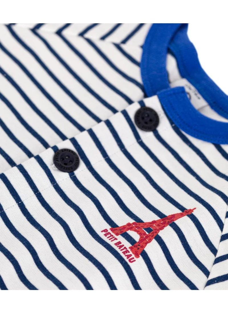 Petit Bateau Babies' fine jersey playsuit