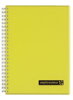 Maruman Sept Couleur A4 Size Spiral Notebook Yellow Cover  - Image 1