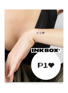 inkbox Inkbox Temporary Tattoos, Semi-Permanent Tattoo, One Premium Easy Long Lasting, Water-Resistant Temp Tattoo with For Now Ink - Lasts 1-2 Weeks, Placeone, 2 x 2 in 