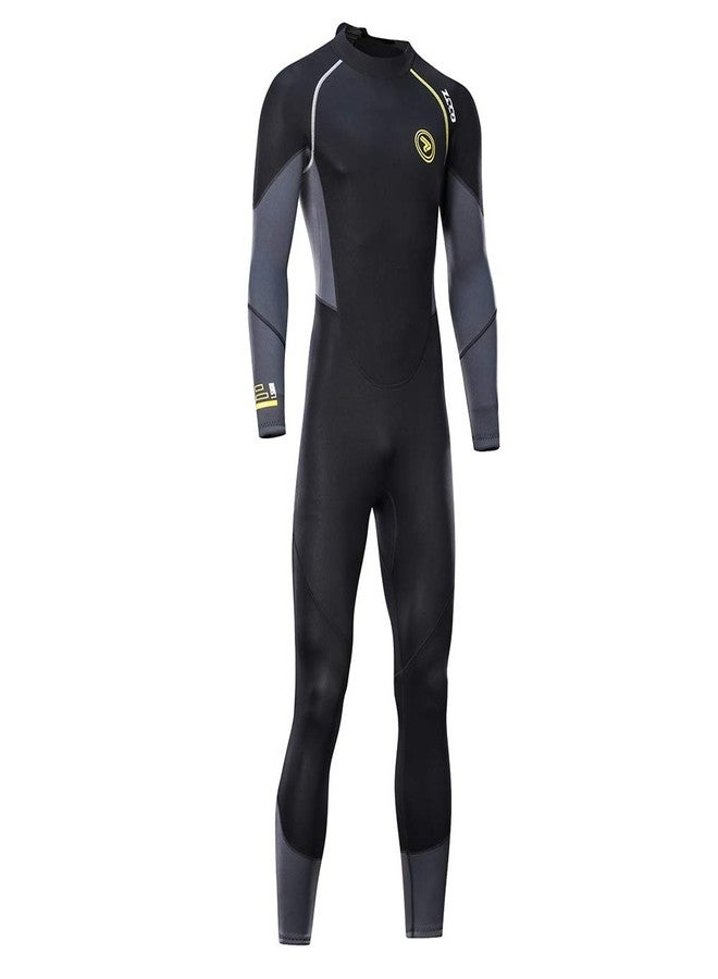 ZCCO Ultra Stretch 3mm Neoprene Wetsuit, Back Zip Full Body Diving Suit, one Piece for Men-Snorkeling, Scuba Diving Swimming, Surfing - Image 2