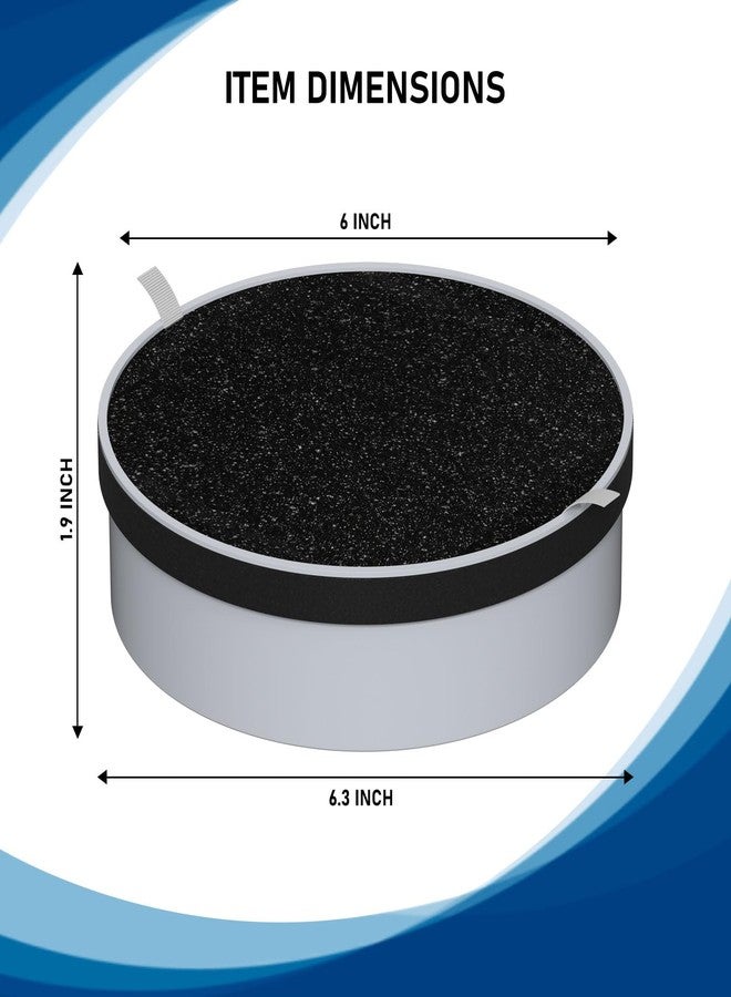 Fizerneer HP125 True HEPA Filter Replacement Set Compatible with Hunter HP125 AirX HEPA Digital Air Cleaner Purifier, Part Number H-HF125-VP H-HF125, 2 HEPA Filter + 4 Activated Carbon Filter - Image 5