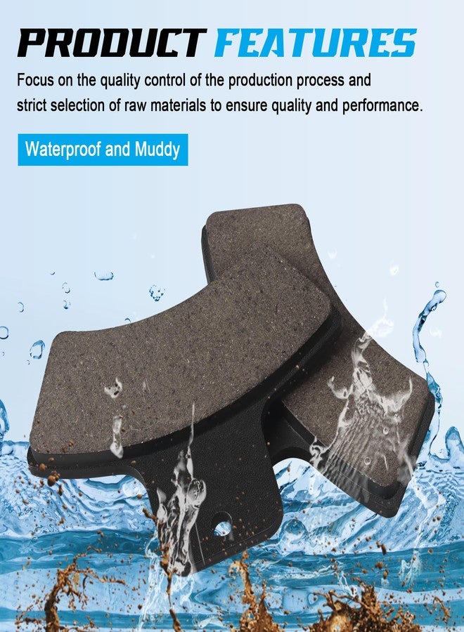 Slother Front and Rear Brake Pads for Polaris Sportsman 500 400 355 4x4 HO Scrambler 400 500 Trail Blazer 250 400 Magnum 500 325 Boss 330 325 Xpedition 325 Xplorer 400 Diesel 455 - Image 4