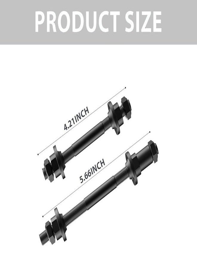 CYBIC Quick Release Bicycle Hub Skewers, Black, Front Rear Hollow Axle Design for Bike Wheels - Image 5