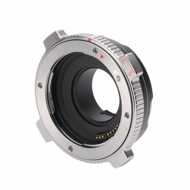 محول حاوية عدسة التركيز التلقائي VILTROX EF-M1 Pro مع منع الاهتزاف ونقل بيانات EXIF وتحديث من نوع C، بديل لعدسات Canon EF/EF-S لاستخدامها مع أجهزة Panasonic GH4 GH5 GH5S GH6 GF5 GF1 GX9 G9 و Olympus E-M5 E-M10II E-PL5 - Image 1