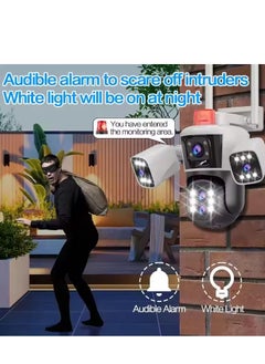 FIPKA 4MP 8k Wifi Outdoor 360 Ptz Camera Five Lens Four Screen 10x Optical Zoom Auto Tracking Security Wireless Network Cctv Camera  - Image 4