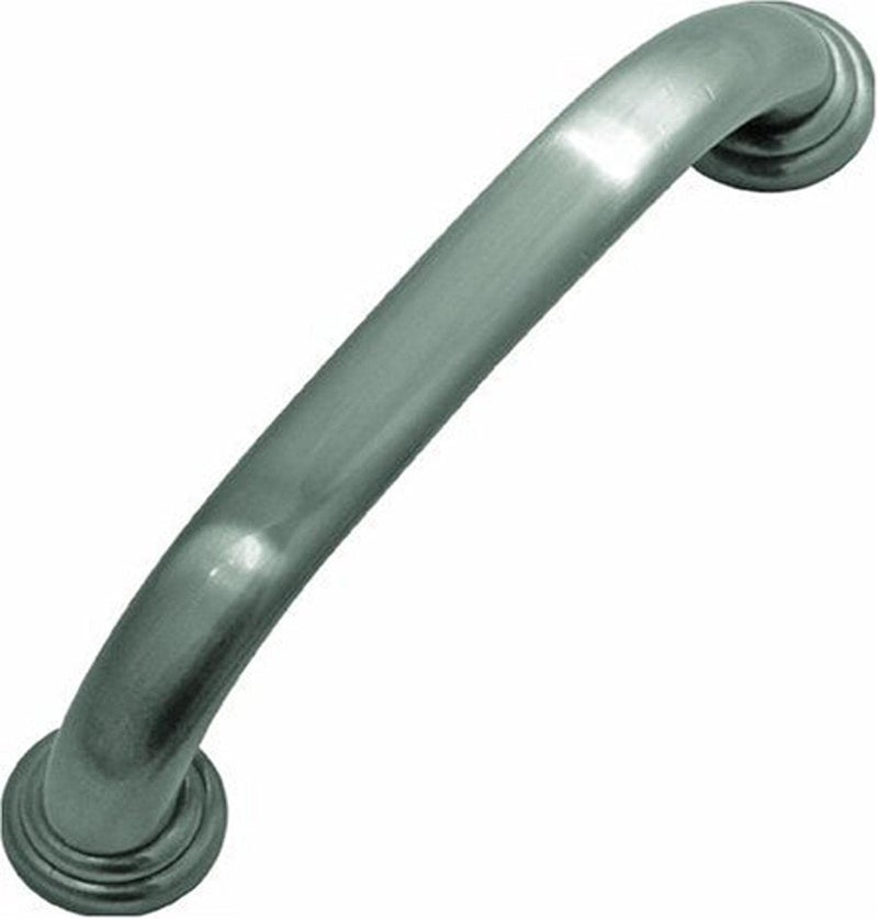 Hickory Hardware 1 Pack Solid Core Kitchen Cabinet Pulls, Luxury Cabinet Handles, Hardware for Doors & Dresser Drawers, 3-3/4 Inch (96mm) Hole Center, Satin Nickel, Zephyr Collection - Image 1