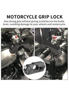Captaintech Motorcycle Grip Lock Anti Theft Heavy Duty Motorcycle Lock fit for Motorcycles Mopeds Motorbikes Scooters ATVs Dirt Bike Street Bike Braking The Front Wheel Use on Grip Brake Handlebar  - Image 5