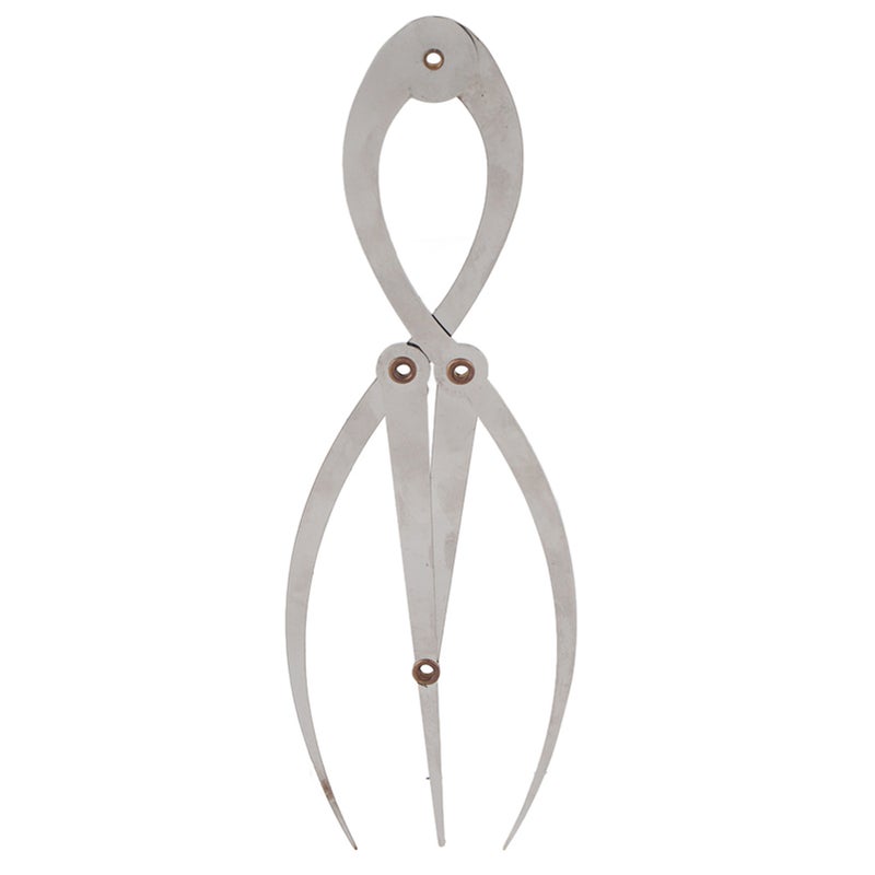 Stainless Steel Scale Eyebrow Positioning Ruler Eyebrow Tattoo Three Points Positioning Balance Ruler - Image 1