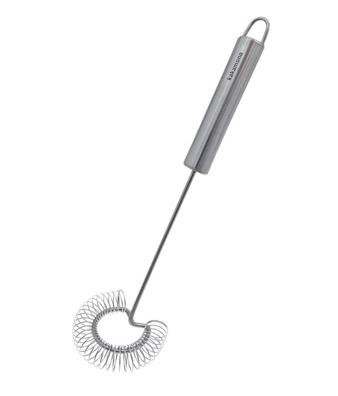 EGG BEATER STAINLESS SURROUND HELIXSPRING COIL WHISK EGG FROTHER MILK AND BLENDER KITCHEN UTENSILS SMALL