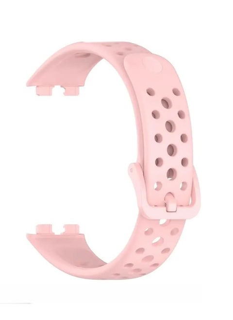 Silicone Strap For Huawei Band 8/9  Smart Watch Wrist Strap Soft Sport Replacement -pinl