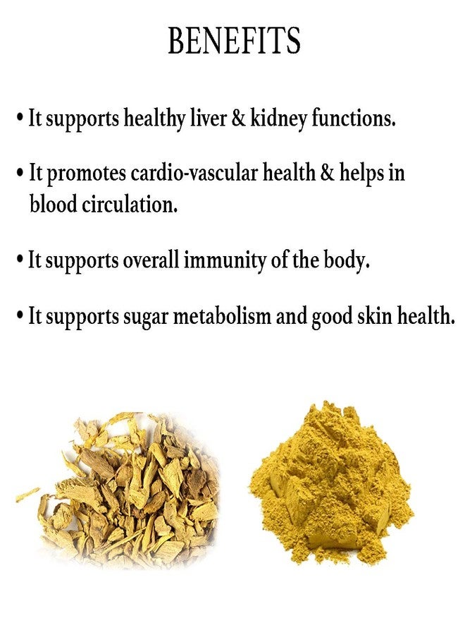 bixa BOTANICAL Daruharidra Powder 200Gm (DaruHaldi/Berberis Aristata | Berberry Root) Supports Healthy Liver and Kidney Functions Bixa Botanical - Image 2