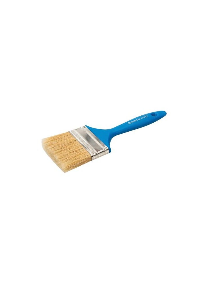 Silverline Disposable Paint Brush, Pure Bristles, 75mm - Image 1