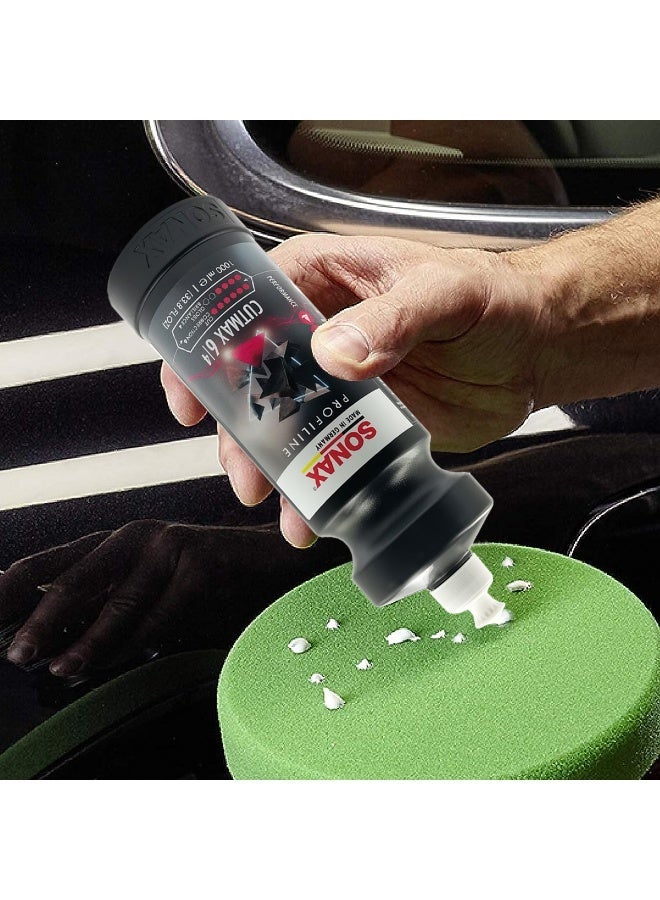 سوناكس مركب التلميع الخشن SONAX Profiline CutMax 6/4 (سعة 1000 مل) - محلول تلميع طلاء السيارات وإزالة الخدوش - Image 3