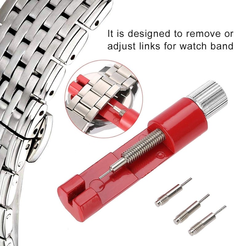 BIRDLINE Watch Link Removal Tool Watch Strap Tool Professional Adjuster Remover Repair Tool Kit All-metal Strap Link Remover Tool With 3 Size Pins. - Image 1