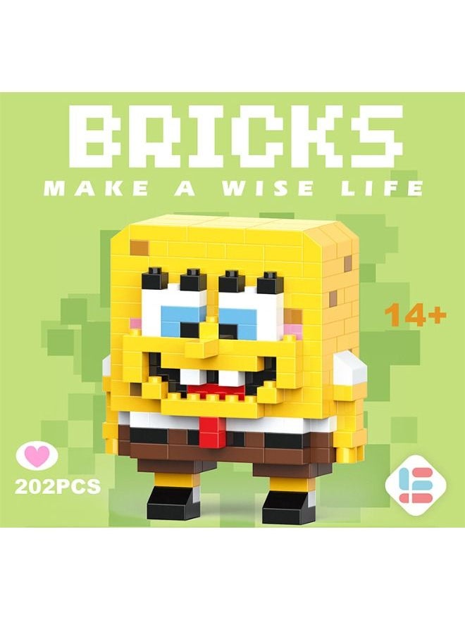 LELE BROTHER - Set Of 2 Spongebob Building Bricks Set, Age 14 And Up, 368 Pieces In Total - Image 1
