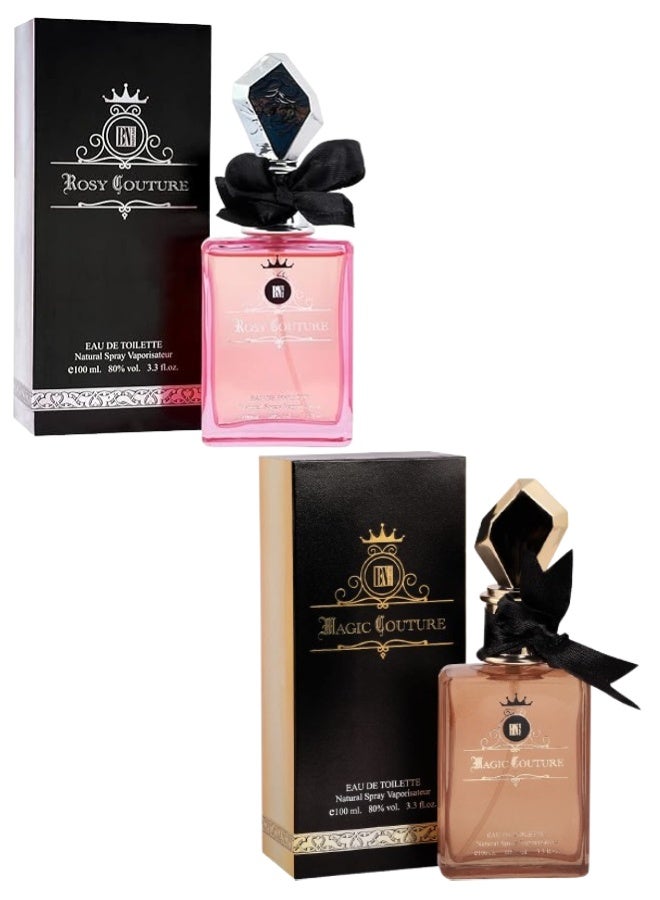 Bn Parfum Rose Coture Perfume 100ML And Magic Coture Perfume 100ML - Image 1