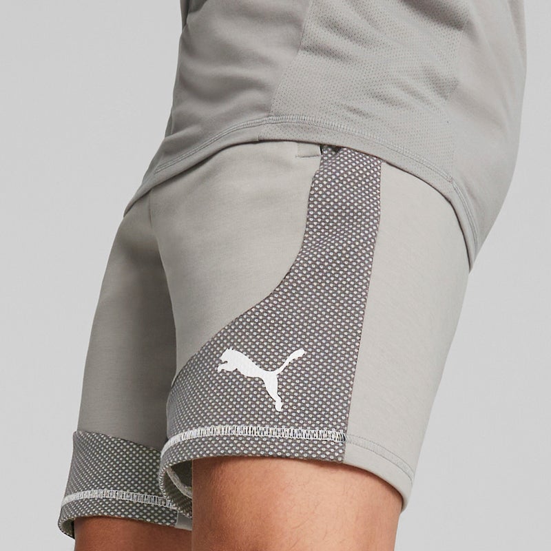 PUMA Evostripe Mens Grey Shorts - Image 4