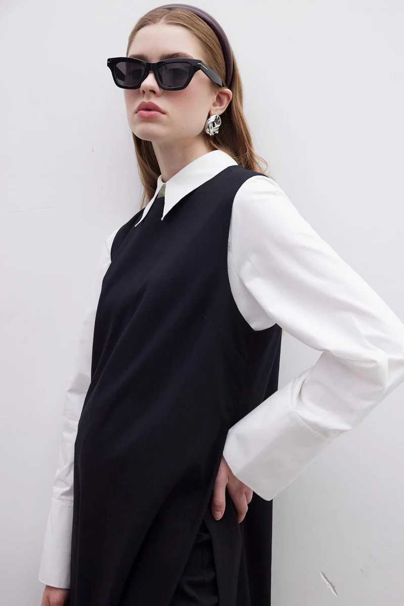 Manuka Sleeveless Overlay Dress