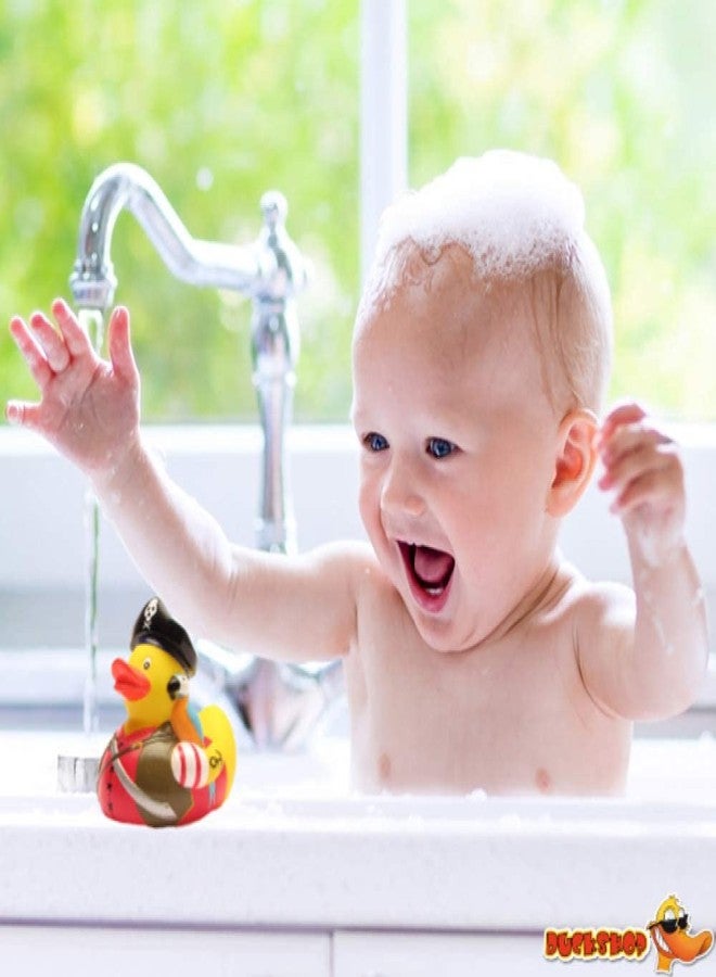 Duckshop Yarto Famous & Historical Rubber Duck Bath Toys | Educational | Child Safe | Tested for Ages 0+ | Collectable | Party Favors | Cake Toppers (Bucanner) - Image 2