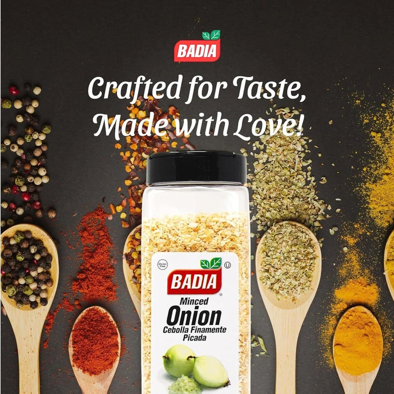 Badia Minced Onion - 17 oz (481.9 g) - Gluten-Free Seasoning - Image 3