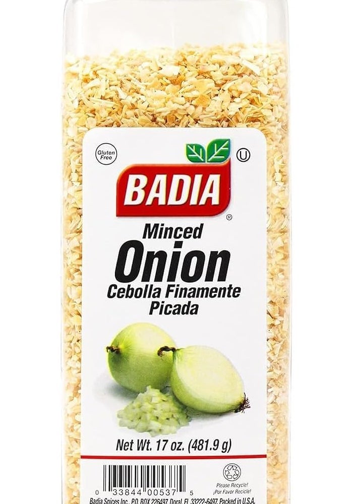 Badia Minced Onion - 17 oz (481.9 g) - Gluten-Free Seasoning - Image 2