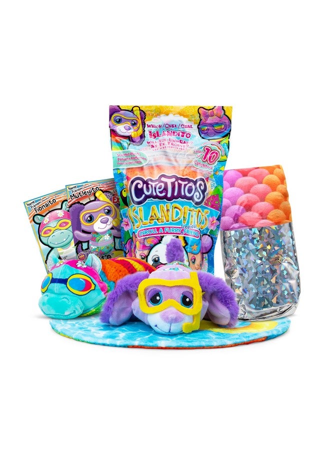 Basic Fun Cutetitos New Island Theme - Scented Islanditos - Surprise Stuffed Animals - Collectible Island Plush - Series 1 - Image 1