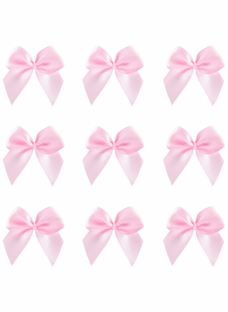 KASTWAVE 100 Pcs Mini Satin Ribbon Bow Flowers for DIY Crafts Baby Shower Crafts Decoration, Hair Accessories, Bottles, Scrapbooking, Cupcakes, Wedding and Gift Wrapping, 1.5 Inch - Image 5
