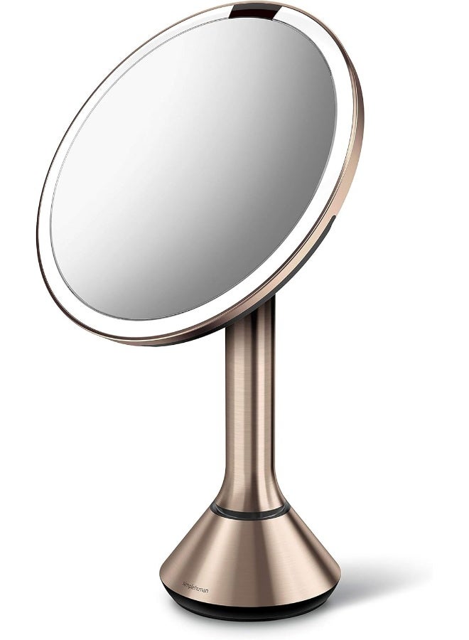 simplehuman Sensor Touch Control Mirror, 20cm Rose Gold - Image 4