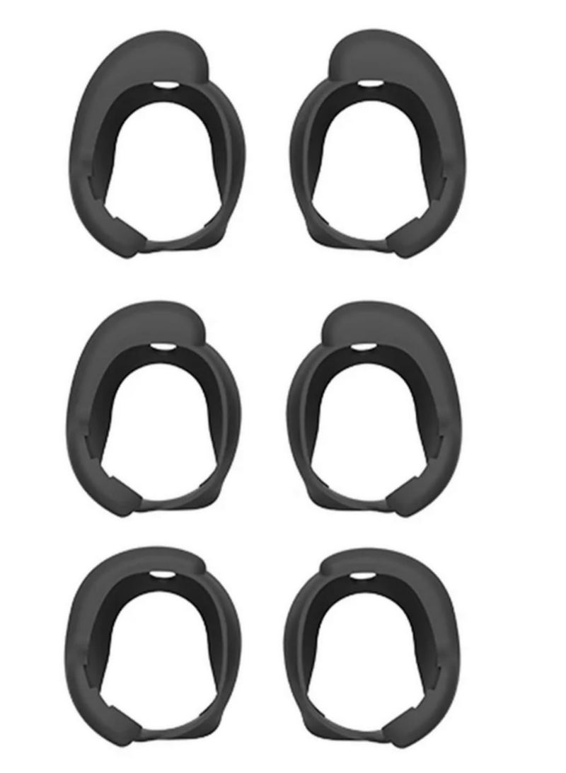 3 Pairs Silicone Replacement Earbud Tips for Bose QuietComfort Earbuds II/Ultra Dustproof Non-Slip Ear Covers Secure & Comfortable Fit for Sports Running Jogging  - Image 1