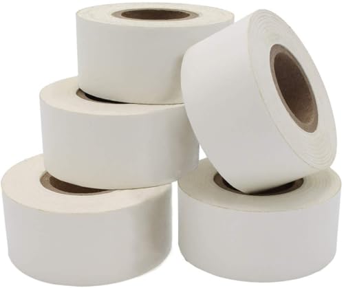 ChromaLabel 1 inch Color Code Labeling Tape Value Pack, White Color Code Tape, 500 inch per Roll, Case of 5 - Image 1