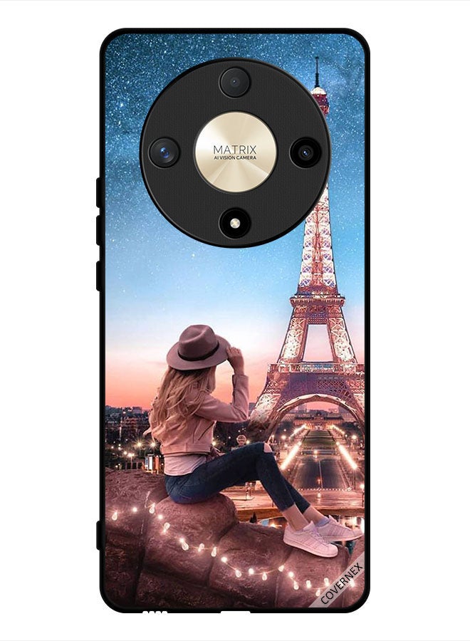 Covernex Protective Case Cover For Honor X9b Hat Girl & Eiffel Tower - Image 1
