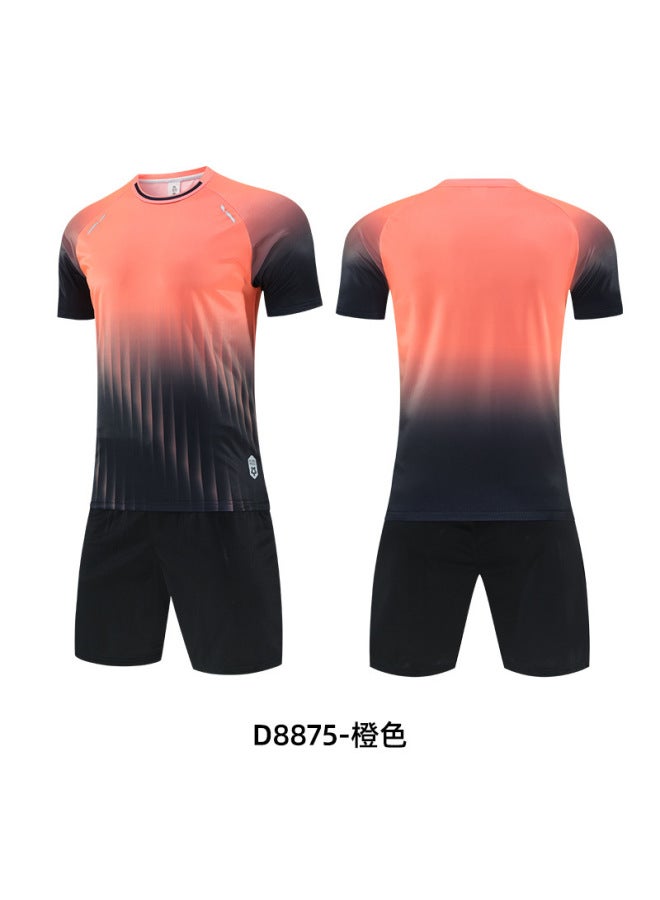 New Sweat-absorbent, Breathable, Quick-drying Football Uniforms For Adults And Children, Team Training And Compeion Uniforms, Printed And