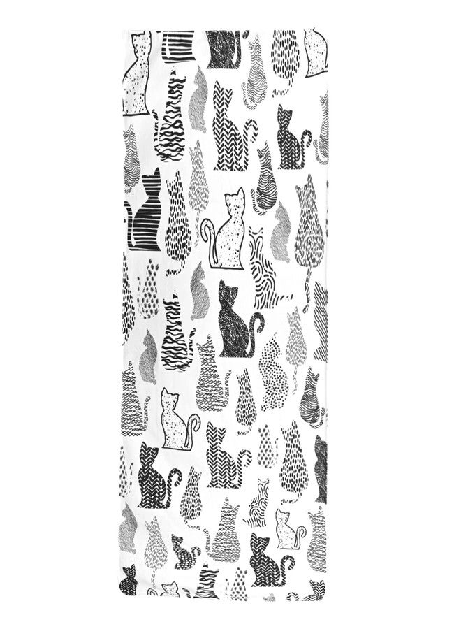 LIVILAN Cat Kitten Beach Towel, Soft Microfiber, 30'x60', Quick Dry, Sand Proof, Perfect for Women, Anime Picnic, Bath, Pool, Yoga, Cute Cat Hello Kitty Design, Ideal Gifts - Image 1