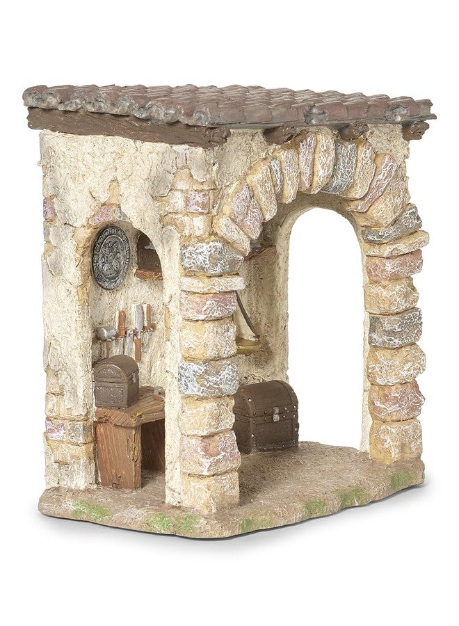 Fontanini by Roman 7" H Silversmith Shop Nativity Village Building - Image 4