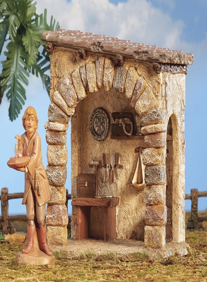Fontanini by Roman 7" H Silversmith Shop Nativity Village Building - Image 5