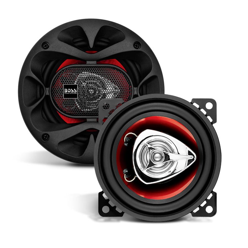 BOSS AUDIO SYSTEMS BOSS Audio Systems CH4220 Car Speakers - 200 Watts of Power Per Pair and 100 Watts Each, 4 Inch, Full Range, 2 Way, Sold in Pairs, Easy Mounting  - Image 1