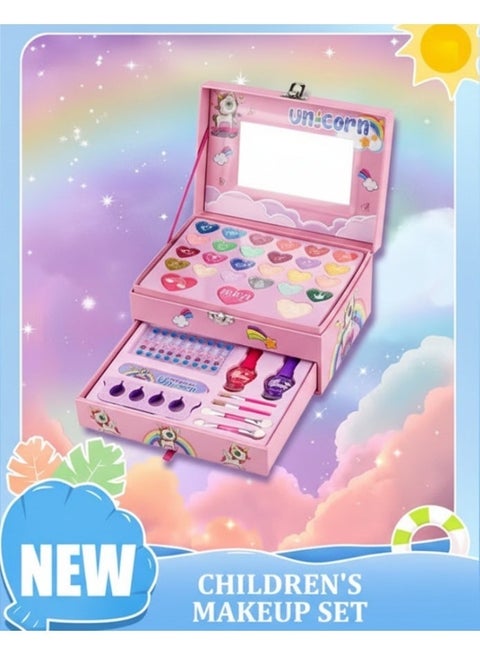 العاب مكياج بنات العاب مكياج مجموعة مكياج أطفال العاب بنات مجموعة مكياج للأطفال للبنات، مجموعة مكياج حقيقية قابلة للغسل للفتيات الصغيرات، مكياج الأميرة الصغيرة، هدايا عيد ميلاد للأطفال، ألعاب للبنات