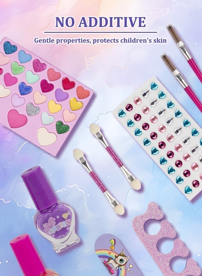 جودي بلاي العاب مكياج بنات العاب مكياج مجموعة مكياج أطفال العاب بنات مجموعة مكياج للأطفال للبنات، مجموعة مكياج حقيقية قابلة للغسل للفتيات الصغيرات، مكياج الأميرة الصغيرة، هدايا عيد ميلاد للأطفال، ألعاب للبنات - Image 5