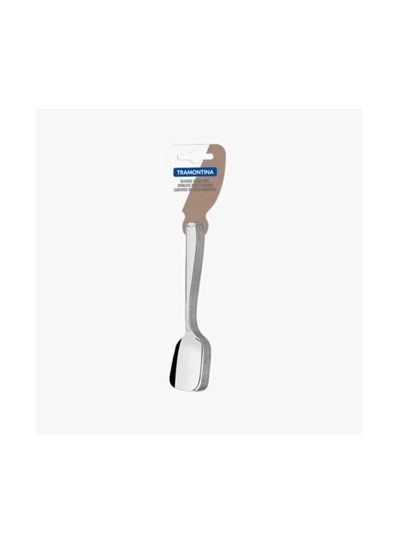 TRAMONTINA Tramontina Copacabana 3 Pieces Stainless Steel Sugar Spoon Set with Gloss Finish and Detailing on the Handles