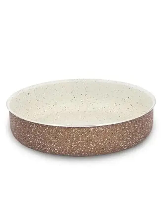 Rocky Al Saif Gallery granite oven tray, 30 cm, round - brown - Image 1