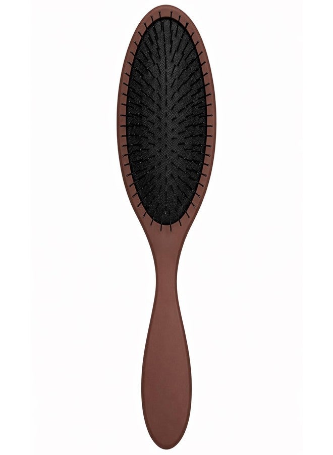 Lyrovo Original Detangler Hair Brush, Black Frost - Ultra-Soft IntelliFlex Bristles - Detangling Brush Glides Through Tangles For All Hair Types (Wet Dry & Damaged Hair) - Women & Men (Coffee) - Image 1