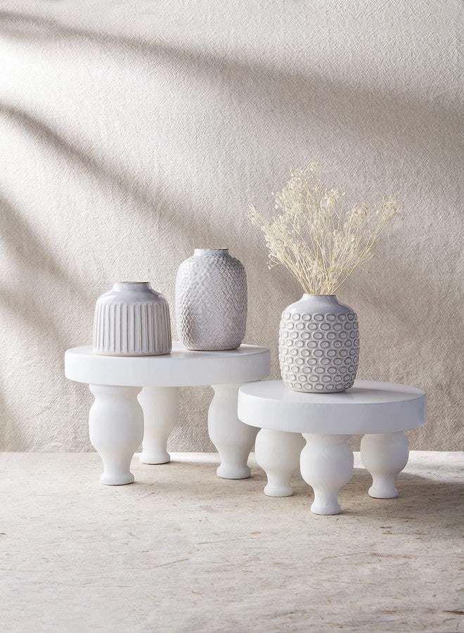 Mud Pie Textured Bud Vase, Large, 5 3/4" x 3 3/4" Dia - Image 2