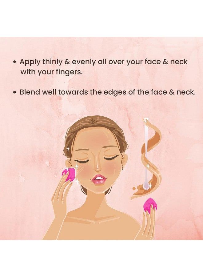 بارفا كريم أساس بارفا SPF 30، 2 في 1، تغطية كاملة، شبه غير لامع، لجميع أنواع البشرة، مع خافي عيوب، مثالي لألوان البشرة الهندية، 9 جرام (داسك) - Image 4